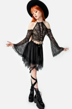 LOST IN MAGIC mini spódniczka-Restyle Online