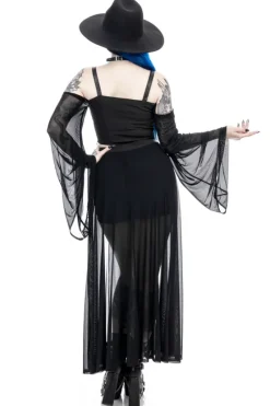 MIDNIGHT VEIL LONG SLEEVE TOP-Restyle Outlet