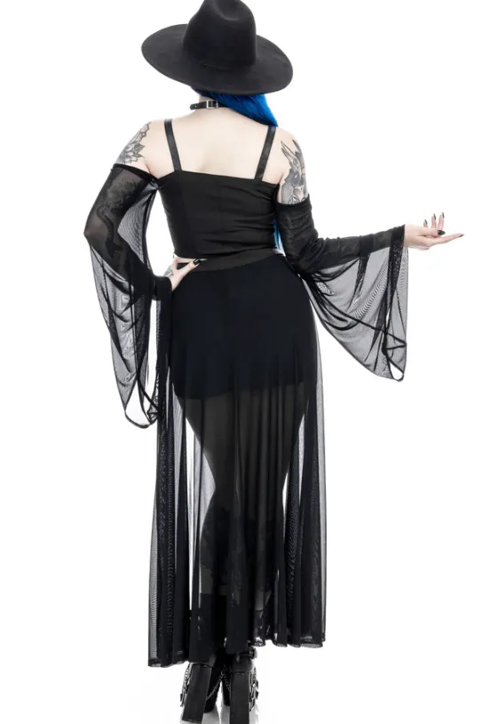 MIDNIGHT VEIL LONG SLEEVE TOP-Restyle Outlet
