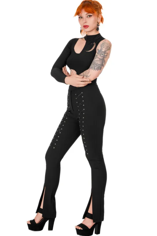 MOON ARMY Bodysuit Asymetryczne body z księżycem-Restyle Clearance