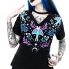 MOONGLOW T-SHIRT z chokerem-Restyle Outlet