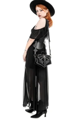 Night Creature Shoulder Bag Małą torebka z katedralną klamrą-Restyle Discount