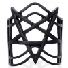 Nowoczesna gotycka bransoleta geometryczna "PENTAGRAM BLACK BRACELET"-Restyle Sale