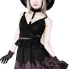 Plisowana spódnica z barokowym wzorem z monogramem-Restyle Discount