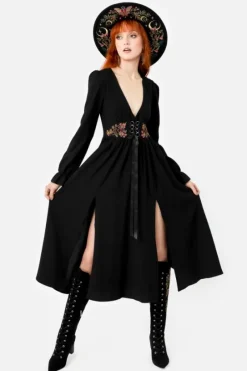 POISONED PETAL sukienka midi-Restyle Sale