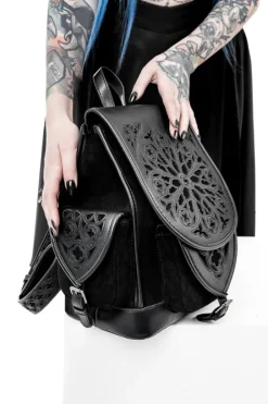 Rosarium Backpack Gotycki plecak z rozetą-Restyle Online