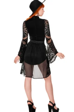 ROSARIUM BODYSUIT Body z rozszerzanymi rękawami i rozetą-Restyle Online