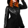 ROSARIUM COAT zamszowy płaszcz w motywy katedralne-Restyle Clearance