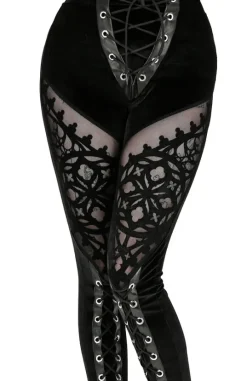 ROSARIUM Flocked Leggings-Restyle Outlet