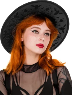 ROSARIUM LASER CUT HAT, cathedral wide brim hat-Restyle Discount