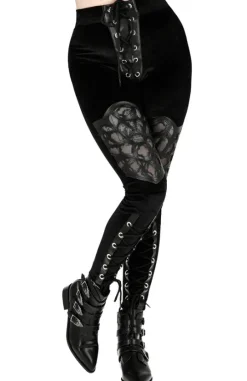 ROSARIUM LASER CUT LEGGINGS-Restyle Online