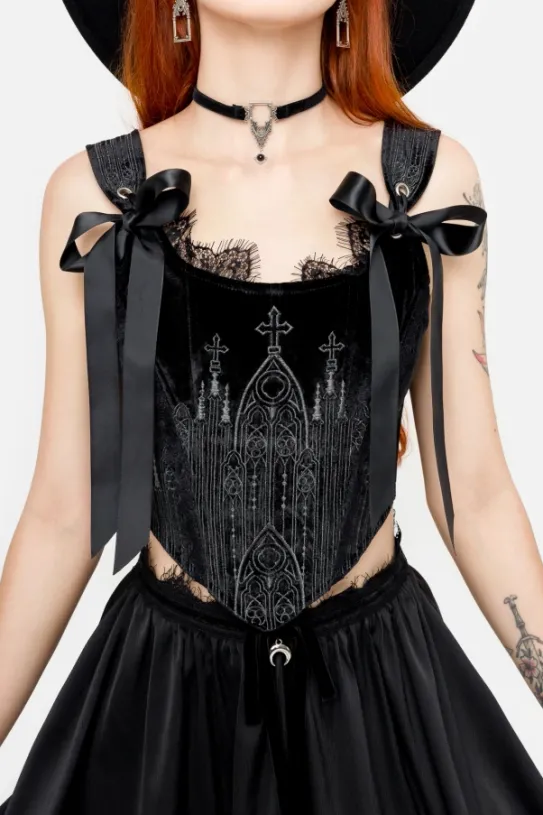 SACRED RITUALS Katedralny Top Gorsetowy-Restyle Discount