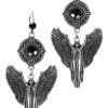 Srebrne kolczyki Silver Angel Earrings Angielskie bigle-Restyle Best