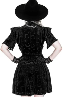 Sukienka gotycka DEVOURED DRESS z kokardą-Restyle Fashion