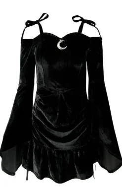 Sukienka z dekoltem serduszko LUCRETIA drapowana-Restyle Clearance