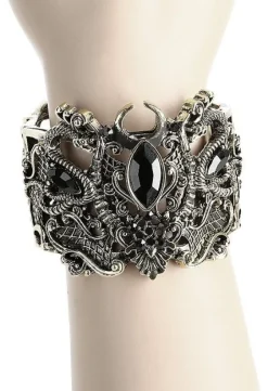 Szeroka Złota Bransoleta Snake wąż-Restyle Hot