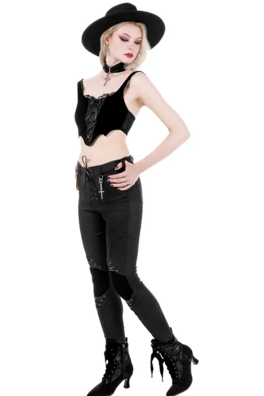 TOP BATWING LACE UP-Restyle Best