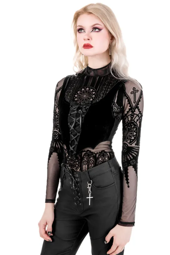 TOP BATWING LACE UP-Restyle Best