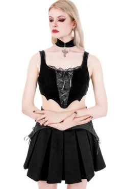 TOP BATWING LACE UP-Restyle Best