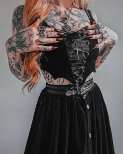 TOP BATWING LACE UP-Restyle Best