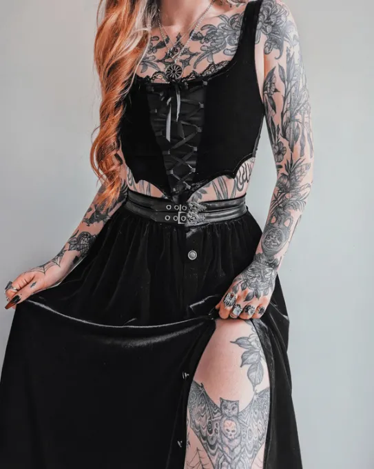 TOP BATWING LACE UP-Restyle Best