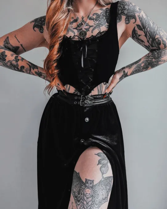 TOP BATWING LACE UP-Restyle Best