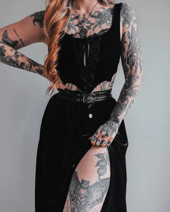 TOP BATWING LACE UP-Restyle Best