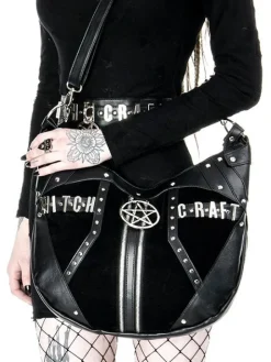 Torba worek "WITCHCRAFT HOBO BAG" torebka z pentagramem-Restyle Online