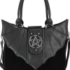 Torebka gotycka "OMINOUS BAG" nietoperz i pentagram-Restyle Best
