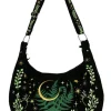 Torebka HERBAL hobo Bag Haftowana Paproć-Restyle Online