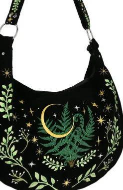 Torebka HERBAL hobo Bag Haftowana Paproć-Restyle Online