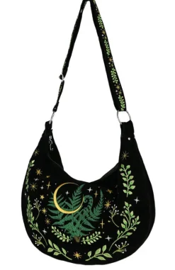 Torebka HERBAL hobo Bag Haftowana Paproć-Restyle Online