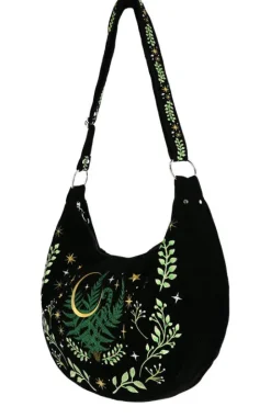Torebka HERBAL hobo Bag Haftowana Paproć-Restyle Online