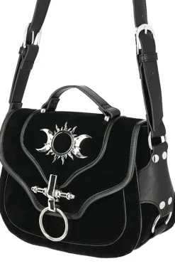 TRIPLE GODDESS BAG gotycka torebka z księżycem i słońcem-Restyle Best