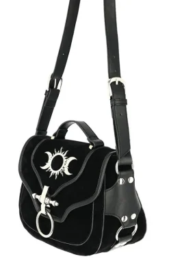 TRIPLE GODDESS BAG gotycka torebka z księżycem i słońcem-Restyle Best