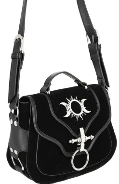 TRIPLE GODDESS BAG gotycka torebka z księżycem i słońcem-Restyle Best