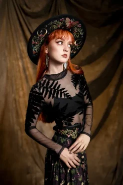 WILDERWOOD spódnica midi z wiskozy-Restyle Online
