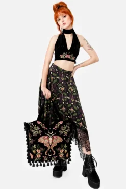 WILDERWOOD spódnica midi z wiskozy-Restyle Online