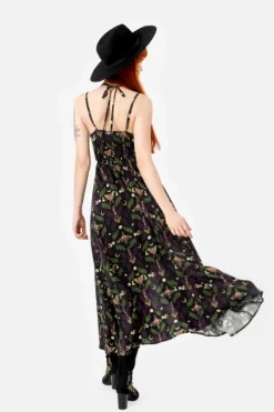 WILDERWOOD sukienka maxi z wiskozy-Restyle Best