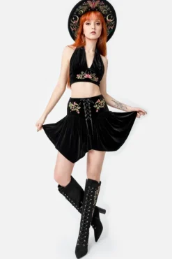 WOODLAND BLOOM WIĄZANY TOP-Restyle Outlet
