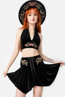WOODLAND BLOOM WIĄZANY TOP-Restyle Outlet