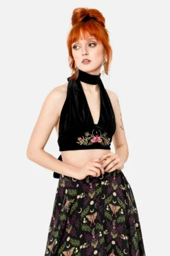 WOODLAND BLOOM WIĄZANY TOP-Restyle Outlet