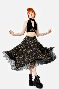 WOODLAND BLOOM WIĄZANY TOP-Restyle Outlet