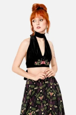 WOODLAND BLOOM WIĄZANY TOP-Restyle Outlet