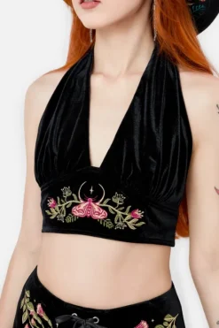 WOODLAND BLOOM WIĄZANY TOP-Restyle Outlet