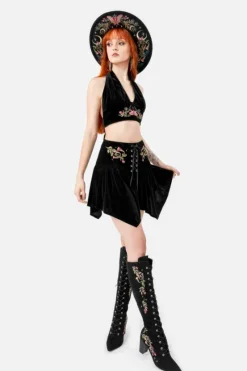 WOODLAND BLOOM WIĄZANY TOP-Restyle Outlet