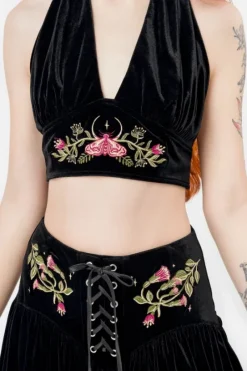 WOODLAND BLOOM WIĄZANY TOP-Restyle Outlet