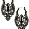 Złote kolczyki Snake Earrings-Restyle Online
