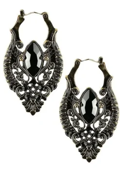 Złote kolczyki Snake Earrings-Restyle Online